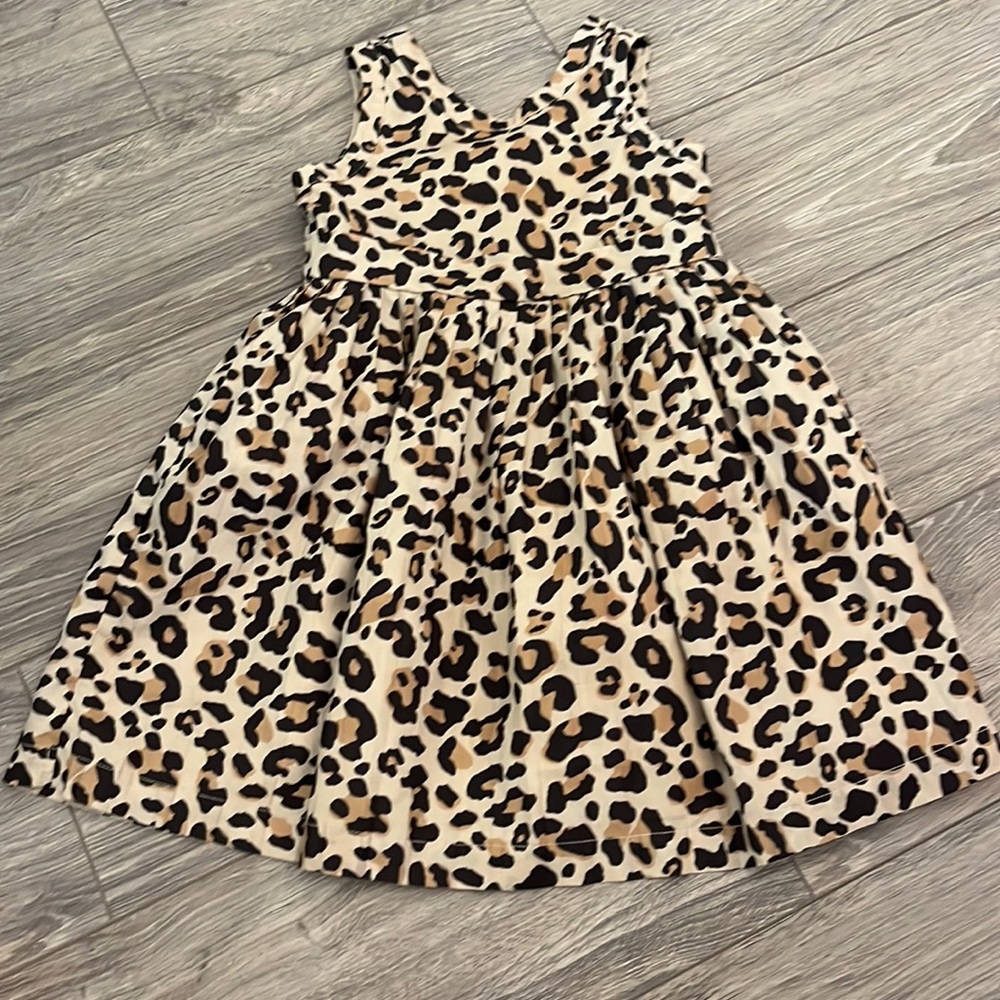 Janie and Jack leopard print dress size 3